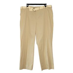 Lauren Ralph Lauren Khaki Wide-Leg Pants (Size 22W)